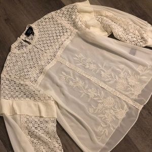 Vici dolls cream shirt. Used once- like new